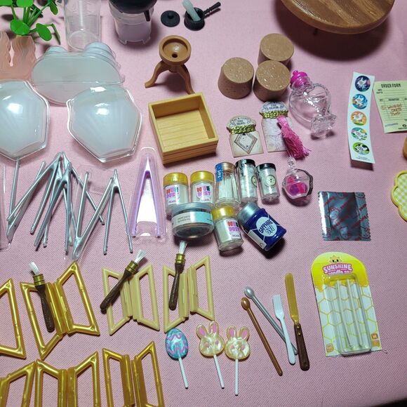 MGA Make it Miniverse Lifestyle Lot Koi Harry Potter Happy Hour Food Barbie Doll - Picture 10 of 16